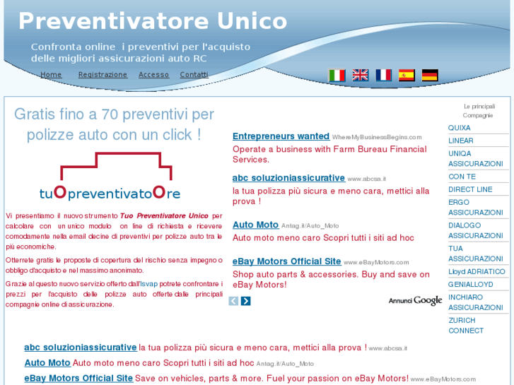 www.preventivatore-unico.it