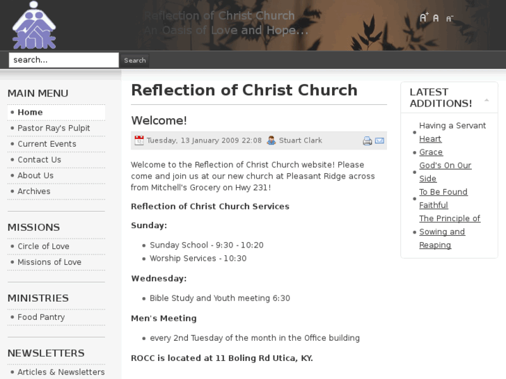 www.reflectionofchristchurch.org