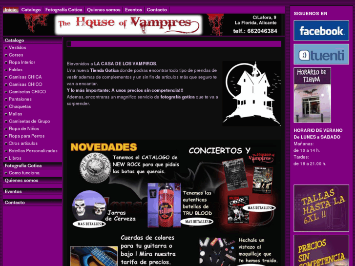www.thehouseofvampires.es