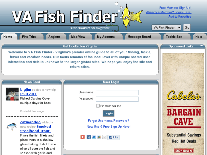 www.vafishfinder.com