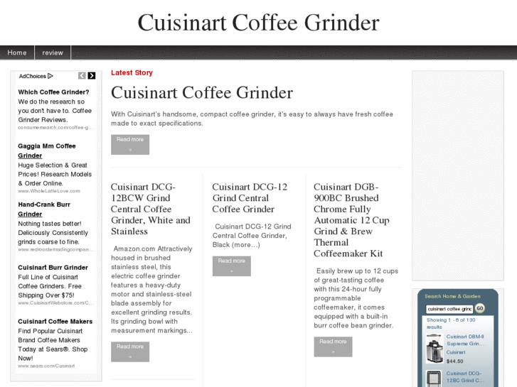 www.cuisinartcoffeegrinder.net