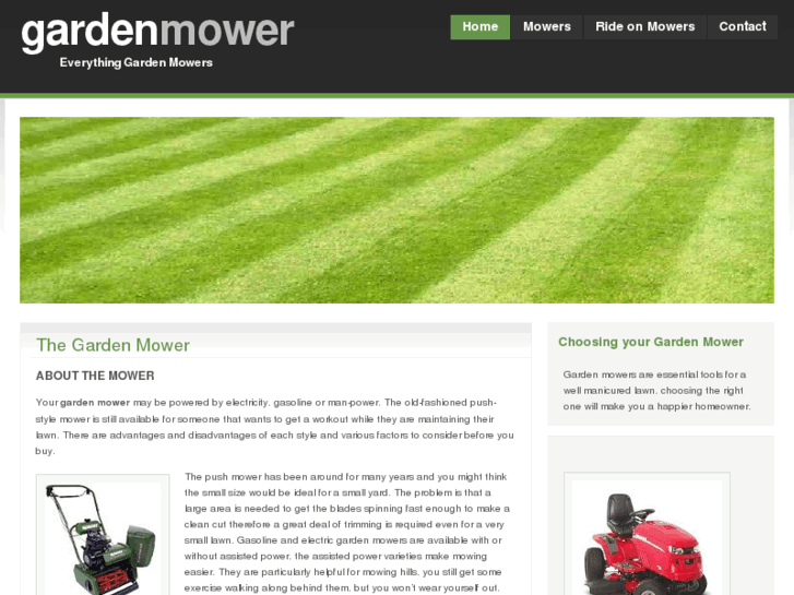 www.gardenmower.net