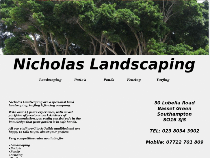www.nicholaslandscaping.com