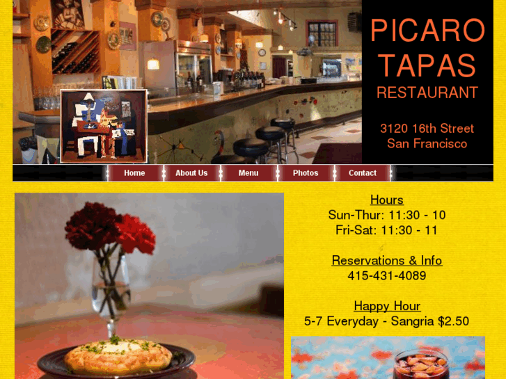 www.picarotapasrestaurant.com