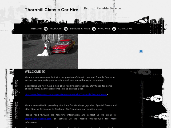 www.thornhillclassiccarhire.com