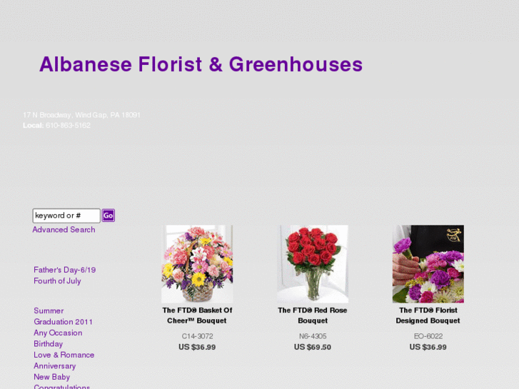 www.albaneseflorist.com