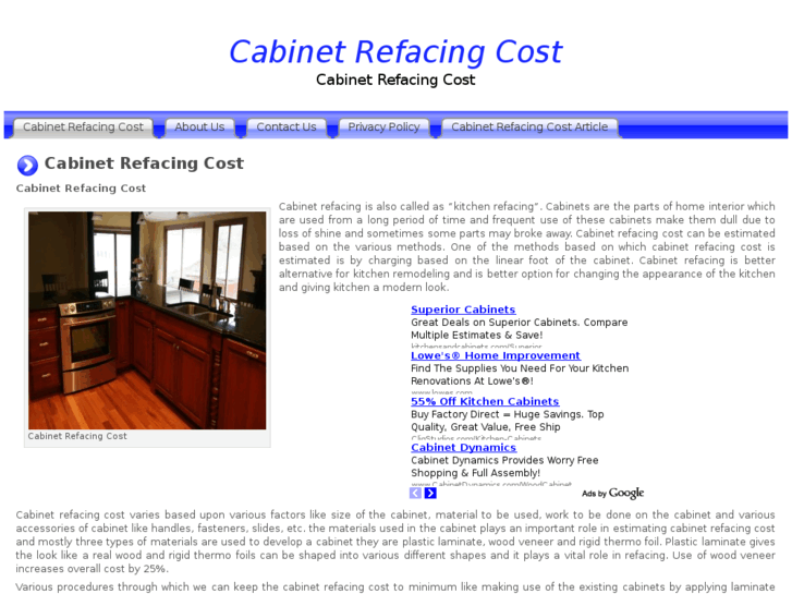 www.cabinetrefacingcost.org