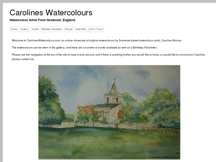 www.carolineswatercolors.com