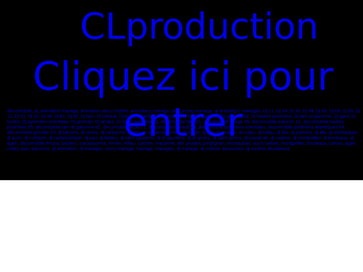 www.clproduction.fr