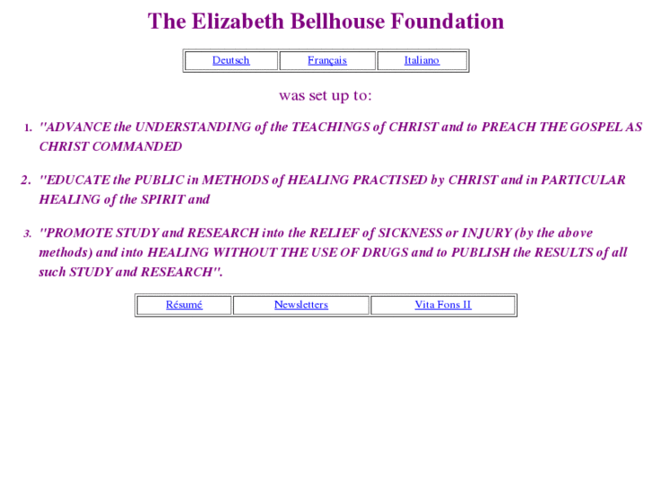 www.elizabethbellhousefoundation.com