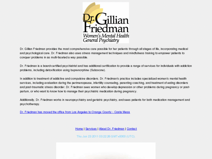 www.gillianfriedmanmd.com