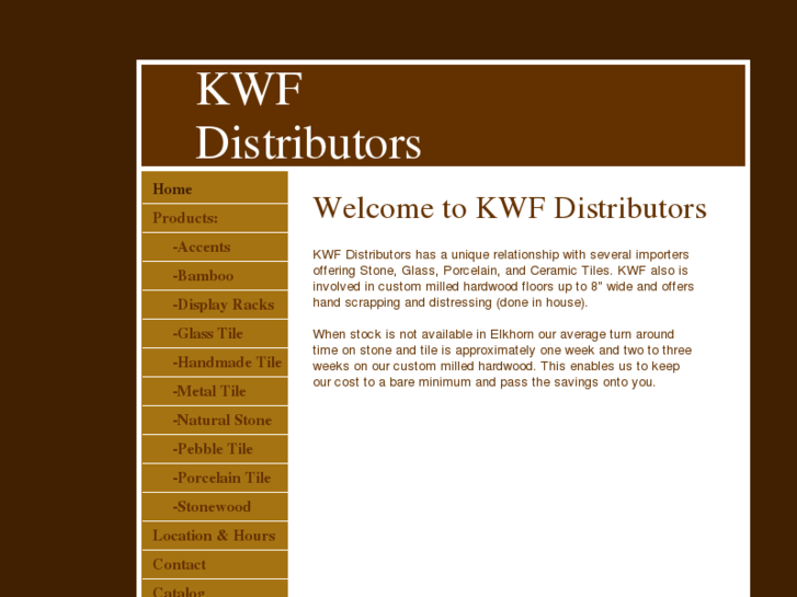 www.kwfdistributors.com