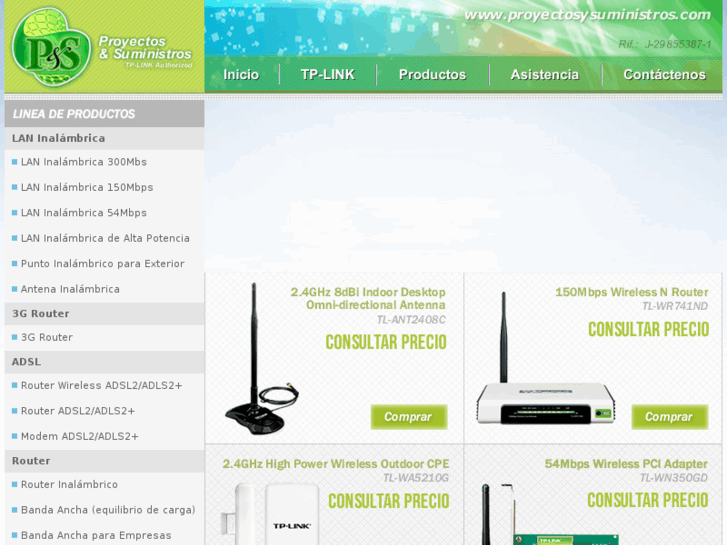 www.proyectosysuministros.com
