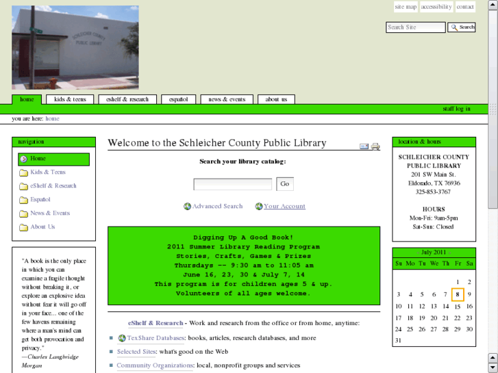 www.schleicherlibrary.com