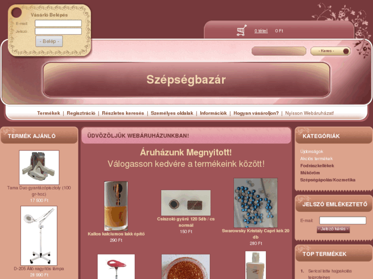 www.szepsegbazar.com