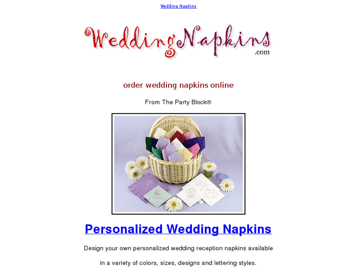 www.weddingnapkins.com