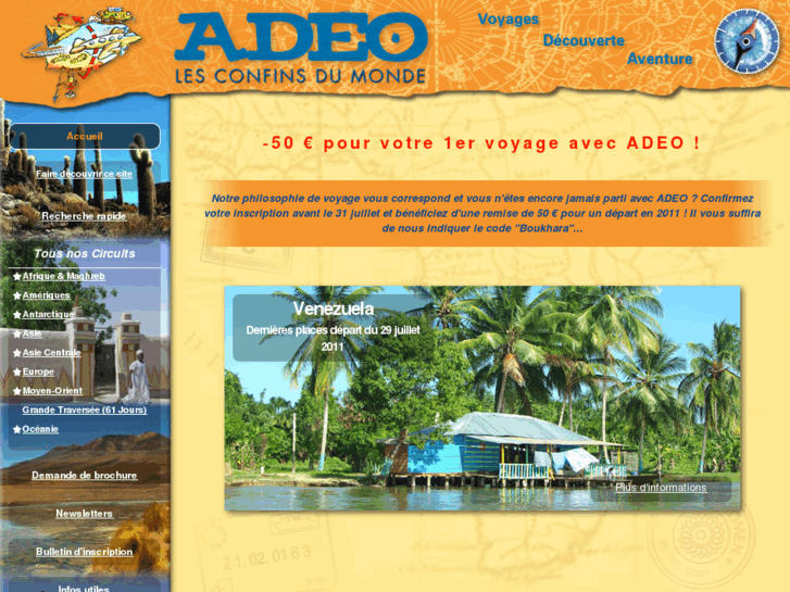 www.adeo-voyages.com