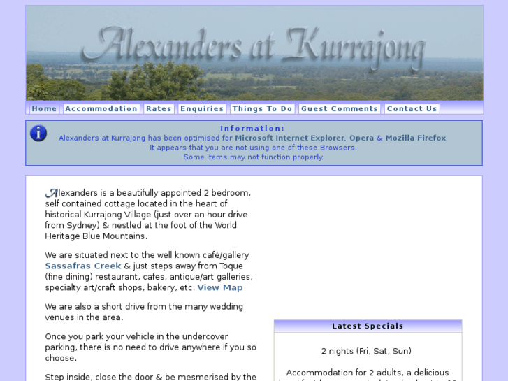 www.alexandersatkurrajong.com.au