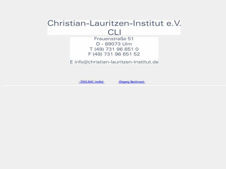 www.christian-lauritzen-institut.de