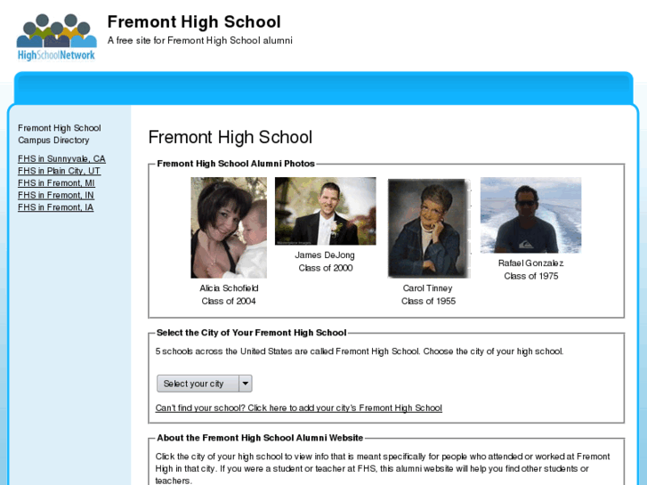 www.fremonthighschoolalumni.org