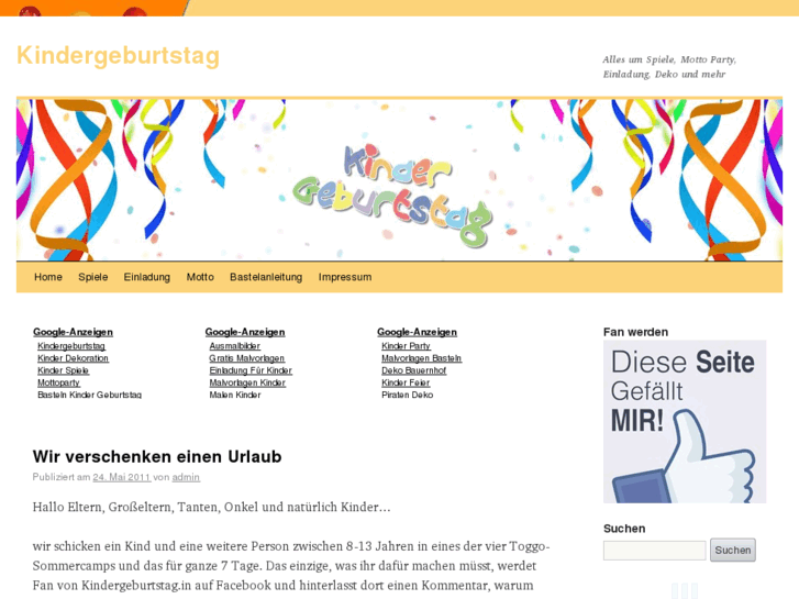 www.kindergeburtstag.in