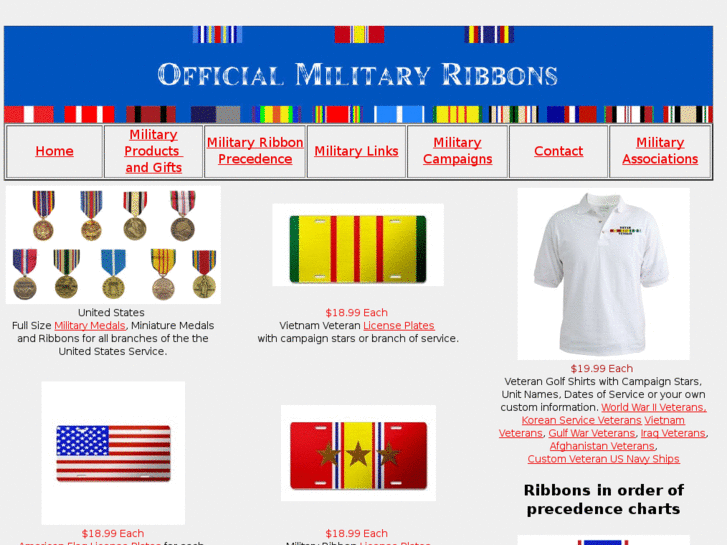 www.officialmilitaryribbons.com