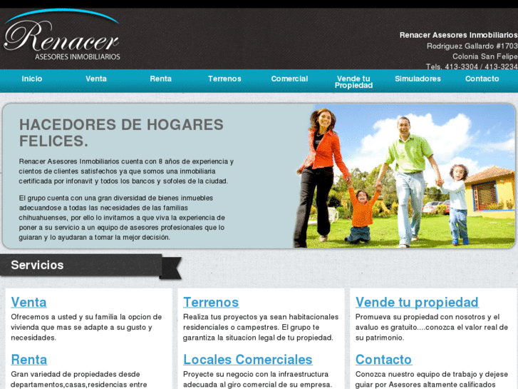 www.renacerasesoresinmobiliarios.com