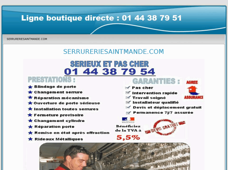 www.serrureriesaintmande.com