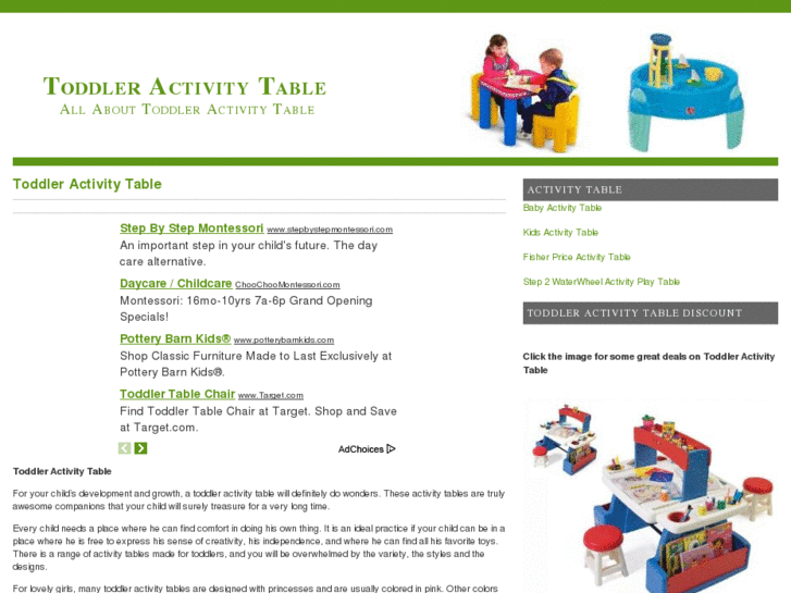 www.toddleractivitytable.net