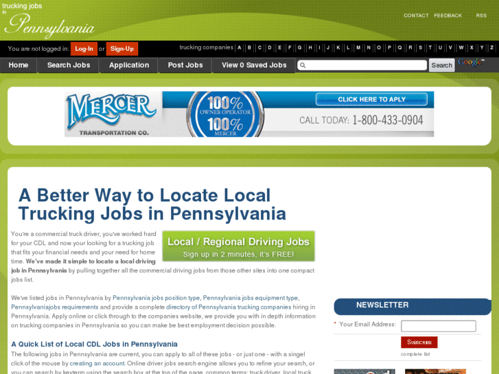 www.truckingjobsinpennsylvania.com