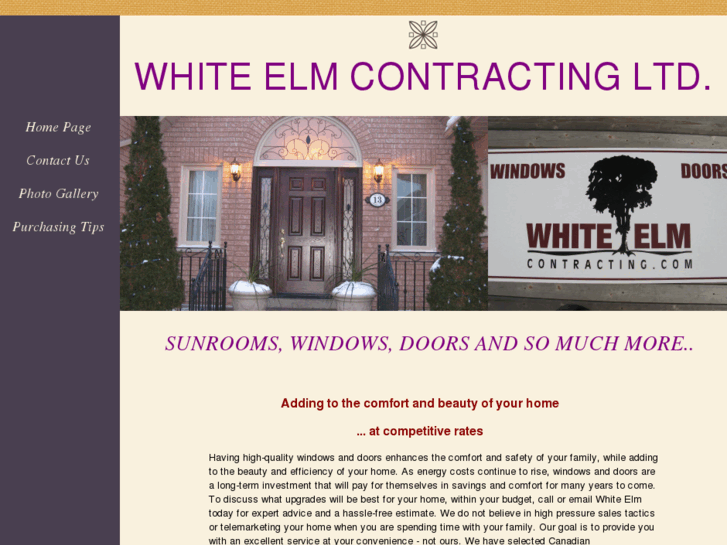 www.whiteelmcontracting.com