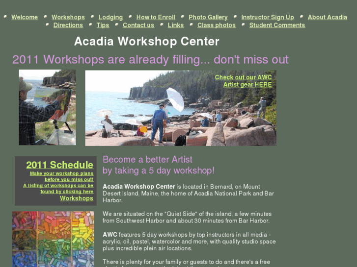 www.acadiaworkshopcenter.com