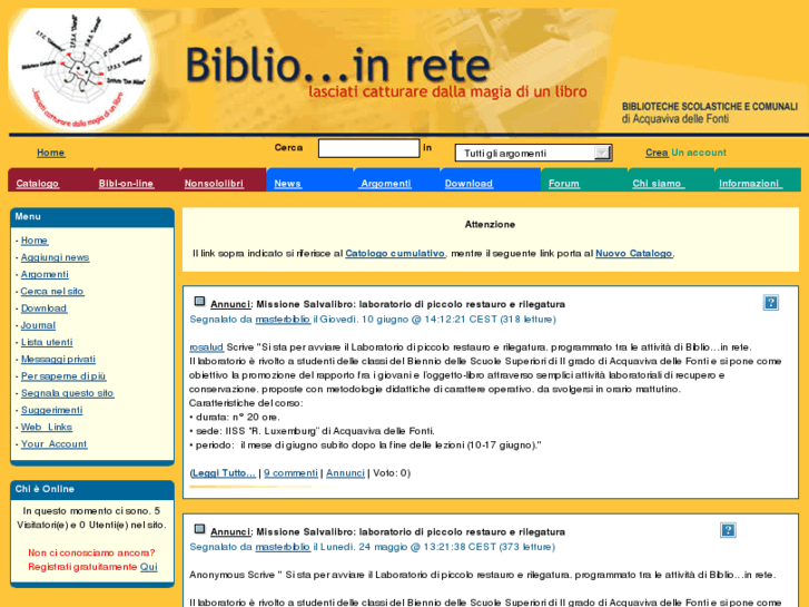 www.biblioinrete.net