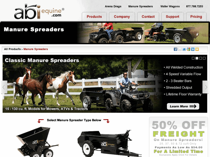 www.horsemanurespreader.com