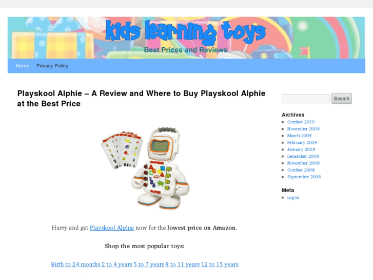 www.kidslearningtoys.net