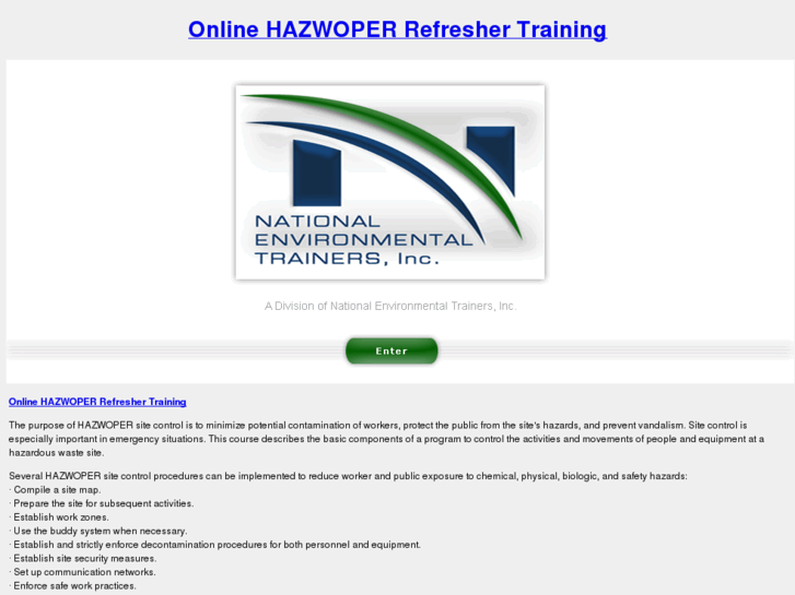 www.onlinehazwoperrefreshertraining.com