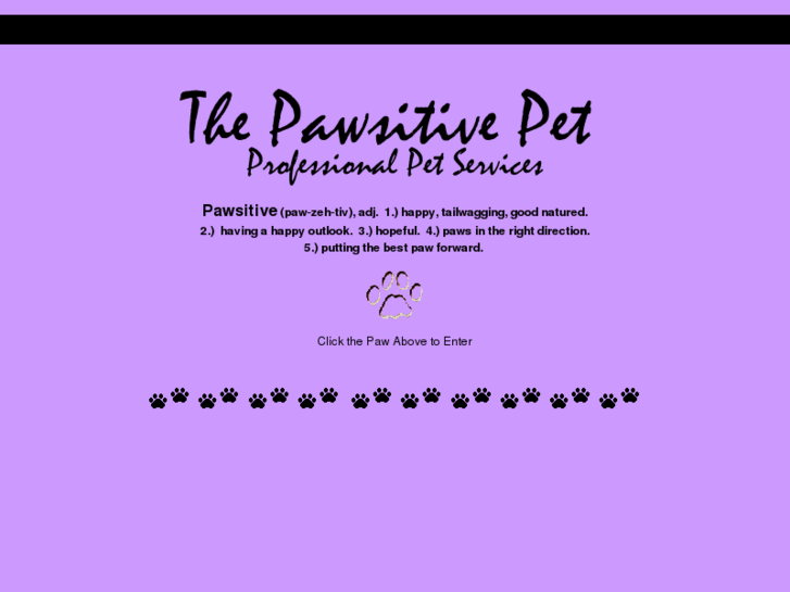 www.thepawsitivepet.com