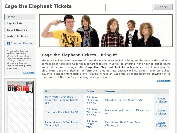 www.cagetheelephanttickets.com