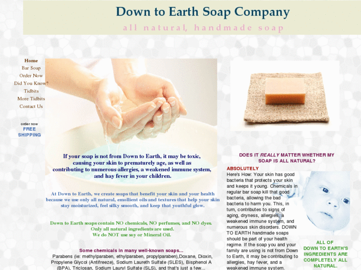 www.downtoearthsoapcompany.com