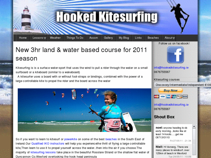 www.hookedkitesurfing.ie