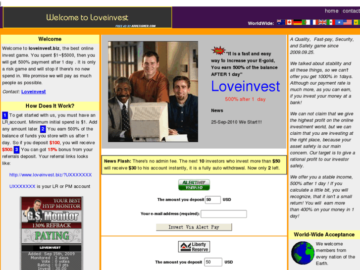 www.loveinvest.biz