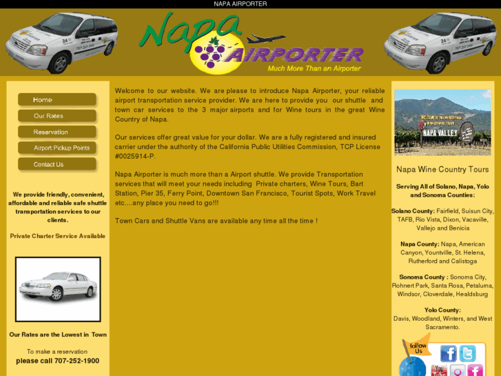 www.napaairportshuttle.net