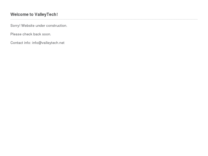 www.valleytech.net