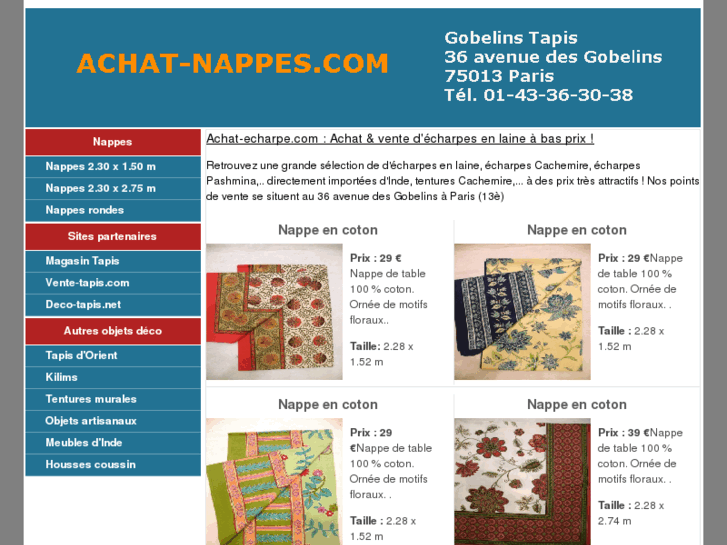 www.achat-nappes.com