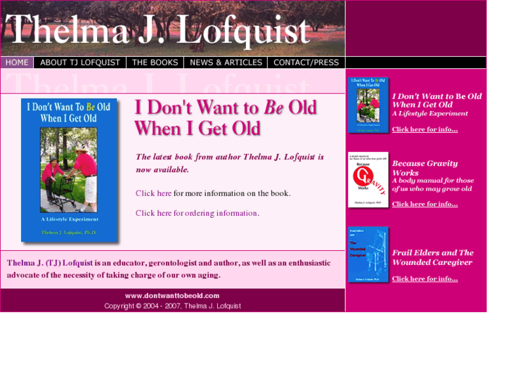 www.dontwanttobeold.com