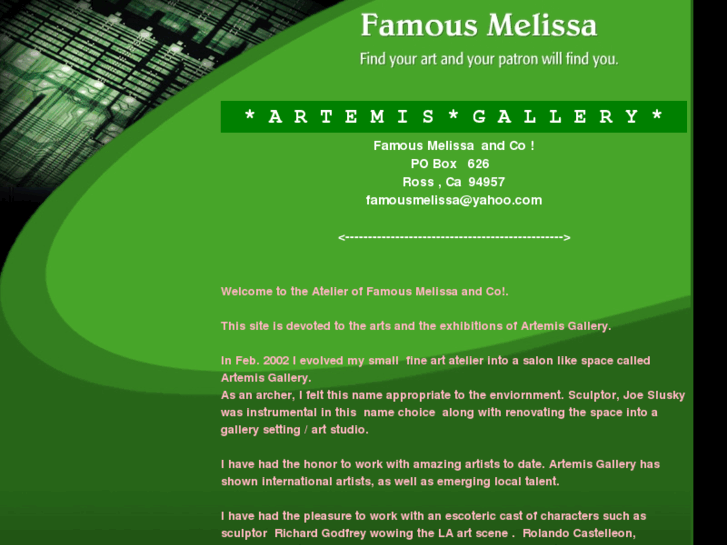 www.famousmelissa.com