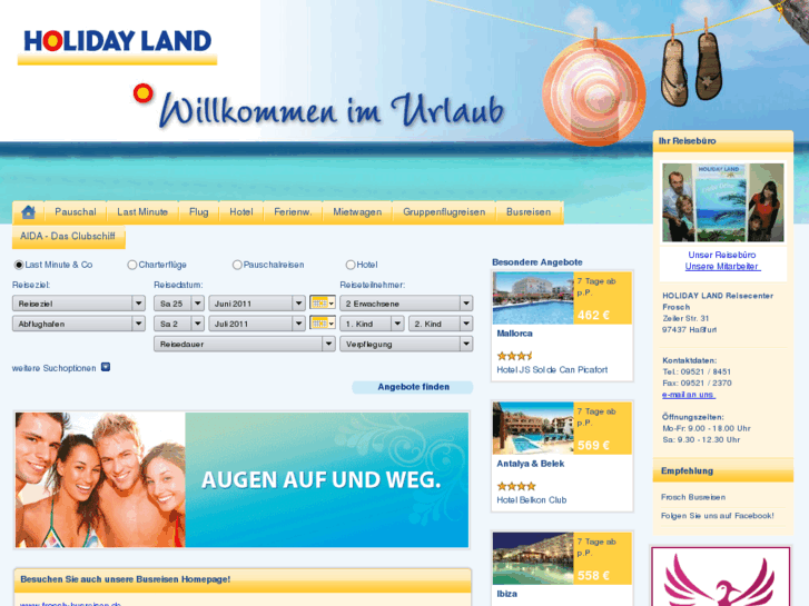 www.frosch-holidayland.de