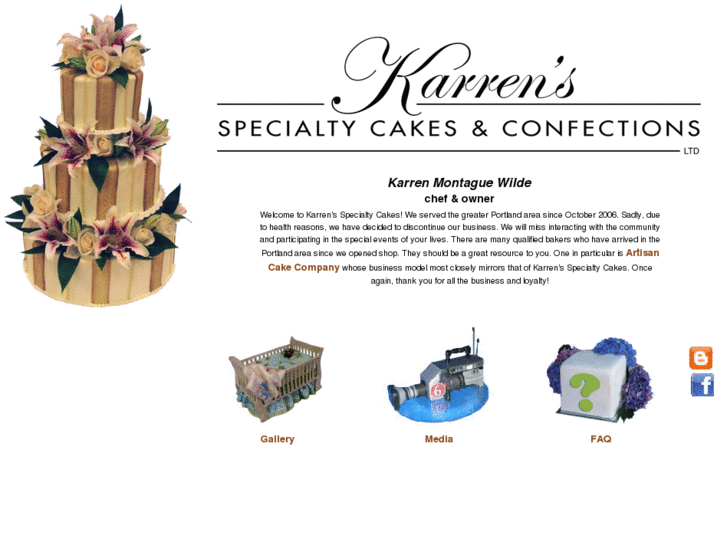 www.karensspecialtycakes.com