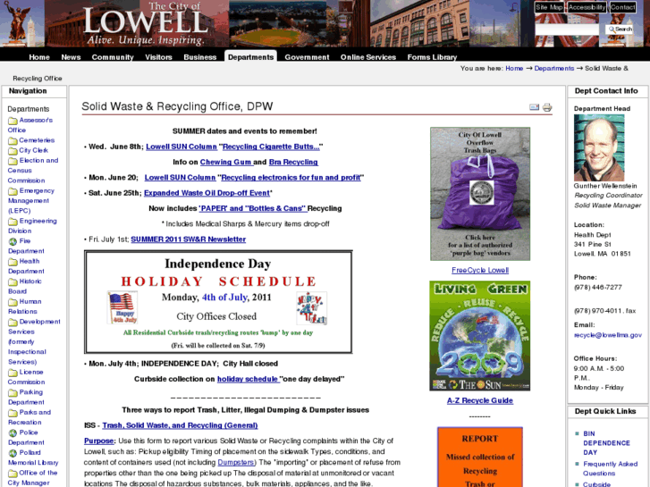 www.lowellrecycle.org