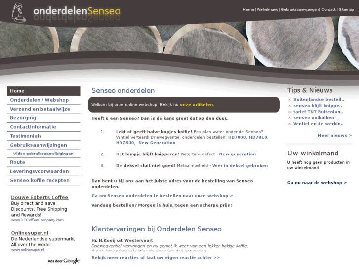 www.onderdelensenseo.nl